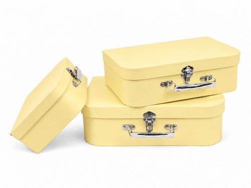 Maletita carton beige s/3